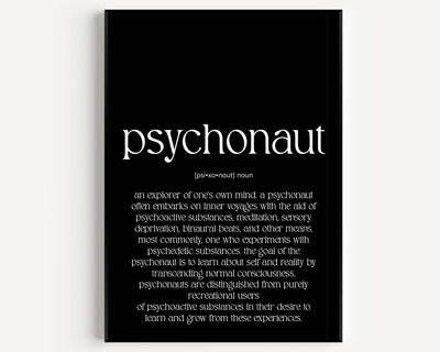 Psychonaut Definition Print - Magic Posters