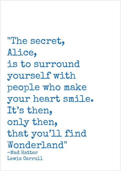 Personalised Quote Print (Typewriter Font)