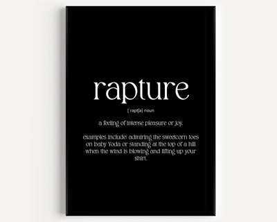 Rapture Definition Print - Magic Posters