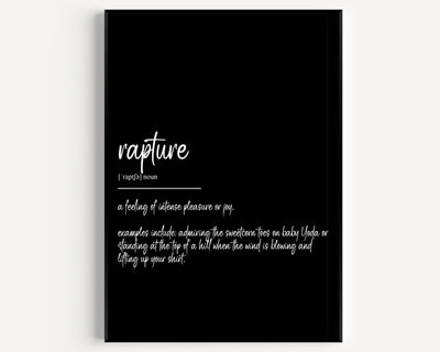 Rapture Definition Print - Magic Posters