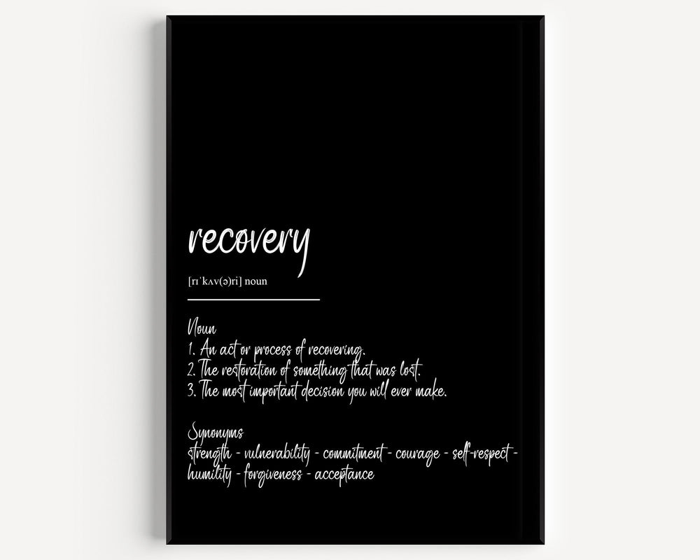 RECOVERY DEFINITION US HISTORY visual data 5