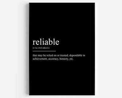 Reliable Definition Print V2 - Magic Posters