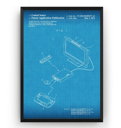Retro Console 2013 Patent Print - Magic Posters