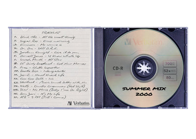 Personalised Retro Mix CD Print
