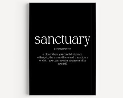 Sanctuary Definition Print - Magic Posters