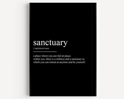 Sanctuary Definition Print - Magic Posters