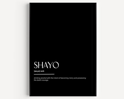 Shayo Definition Print - Magic Posters