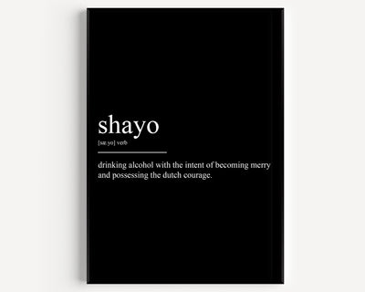 Shayo Definition Print - Magic Posters
