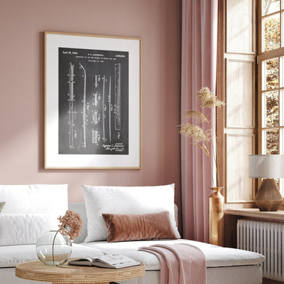 Ski 1936 Patent Print - Magic Posters