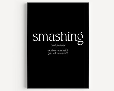 Smashing Definition Print - Magic Posters