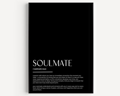 Soulmate Definition Print - Magic Posters