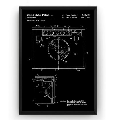 Sound Amplifier System 1992 Patent Print - Magic Posters
