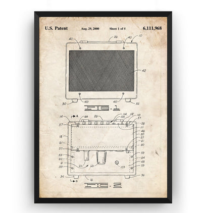 Sound Production Apparatus 2000 Patent Print - Magic Posters