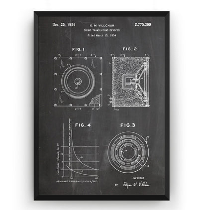 Sound Translating Devices 1954 Patent Print - Magic Posters
