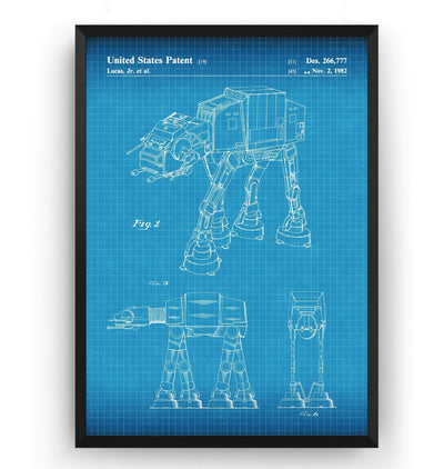 Star Wars AT-AT Walker Patent Print - Magic Posters
