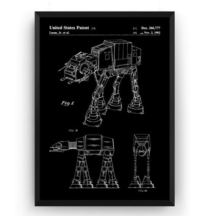 Star Wars AT-AT Walker Patent Print - Magic Posters