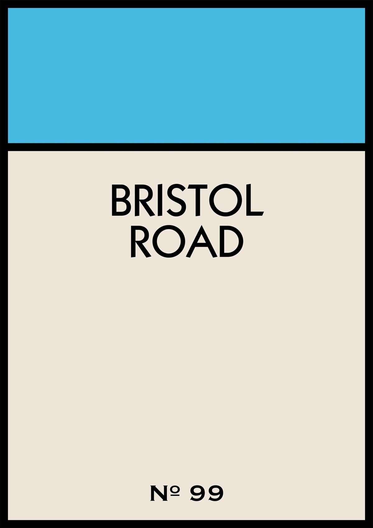 Personalised Street Name Print