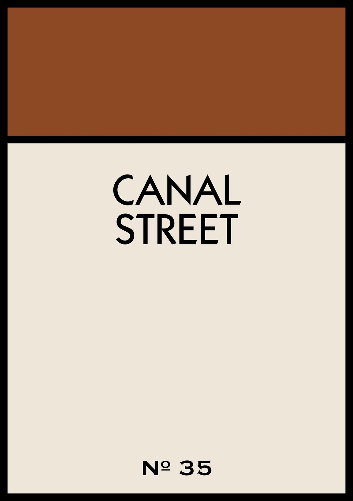 Personalised Street Name Print