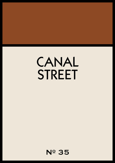 Personalised Street Name Print