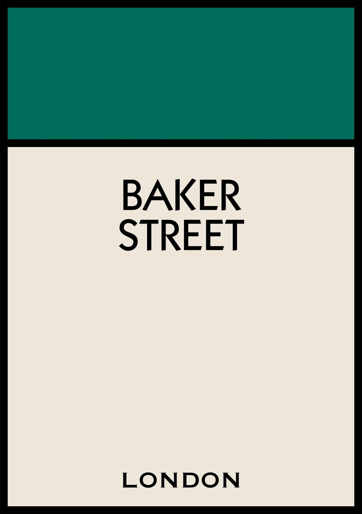 Personalised Street Name Print