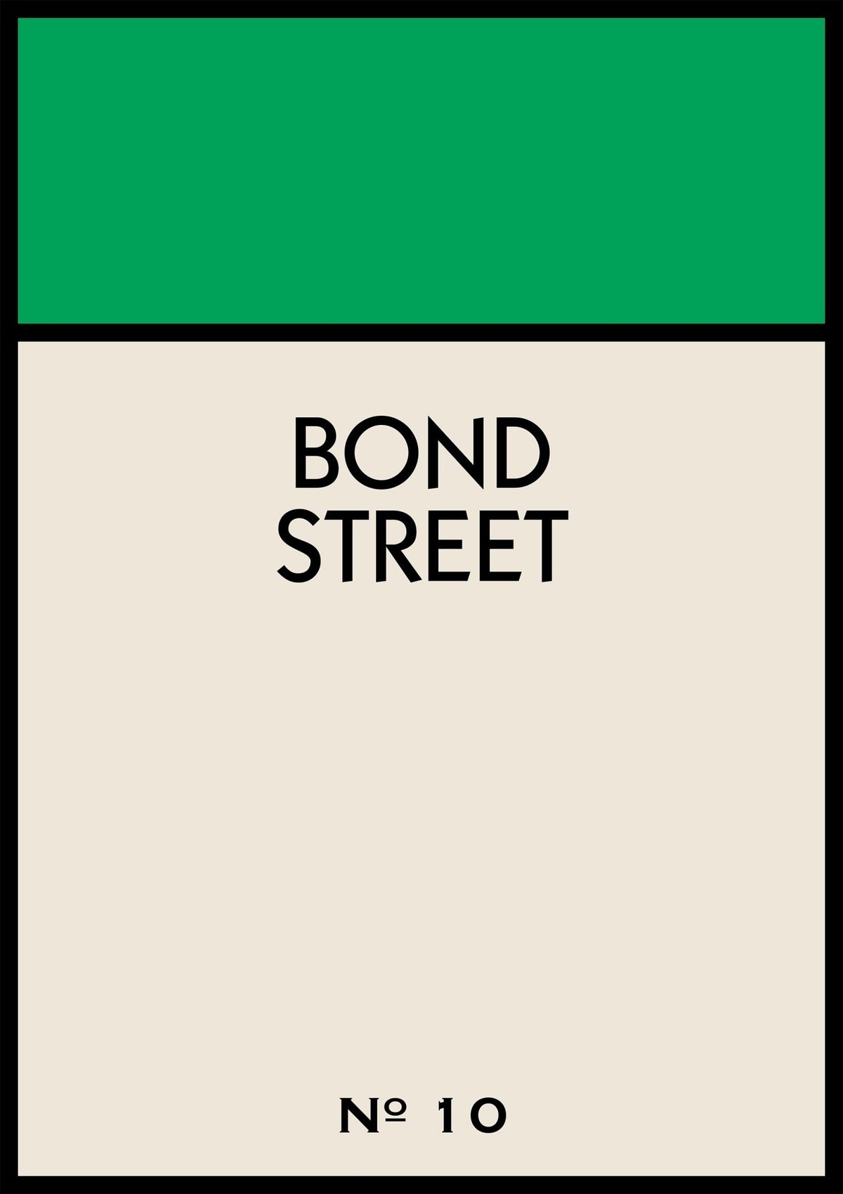 Personalised Street Name Print