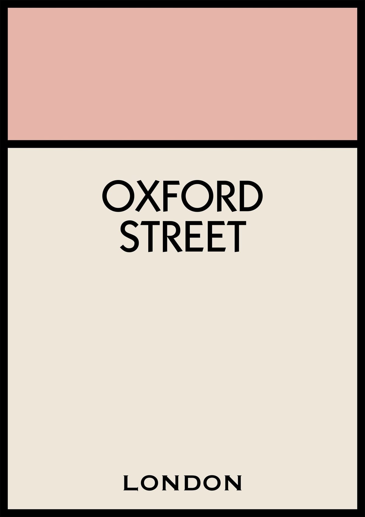 Personalised Street Name Print