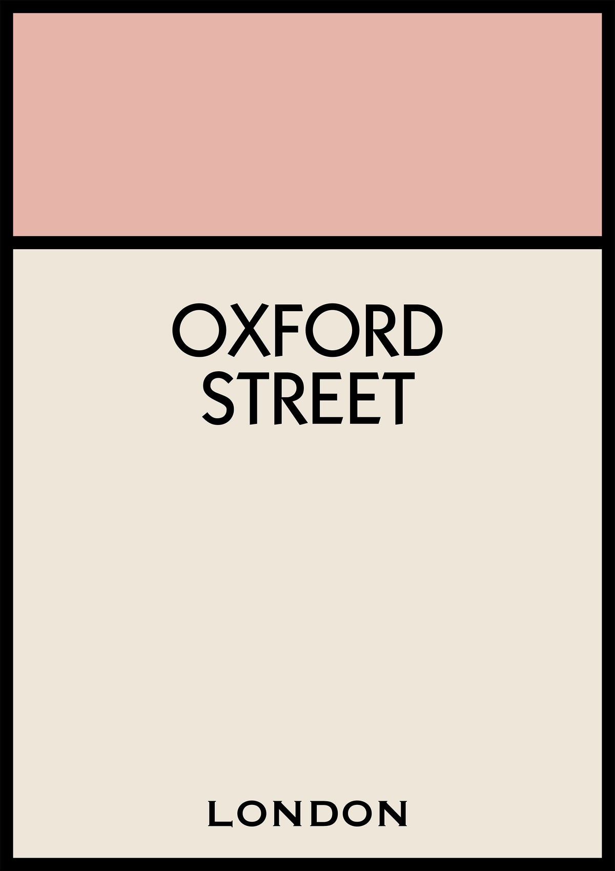 Personalised Street Name Print
