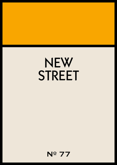 Personalised Street Name Print