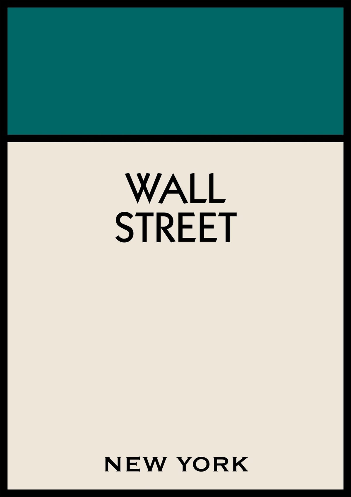 Personalised Street Name Print