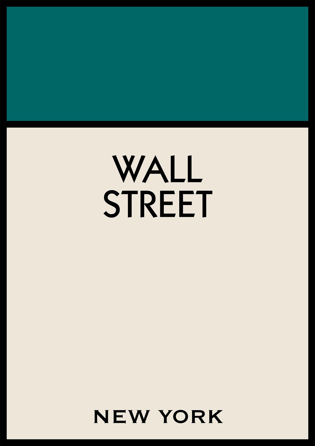Personalised Street Name Print