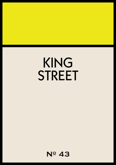 Personalised Street Name Print