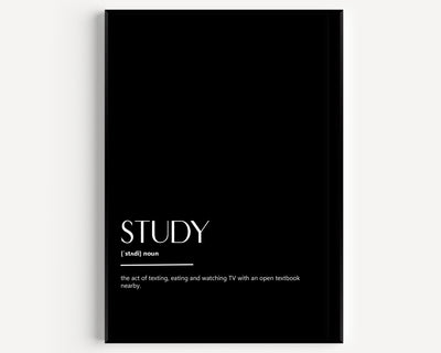 Study Definition Print - Magic Posters