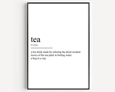 Tea Definition Print - Magic Posters