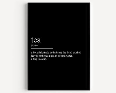 Tea Definition Print - Magic Posters