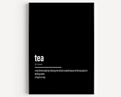 Tea Definition Print - Magic Posters