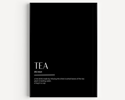 Tea Definition Print - Magic Posters