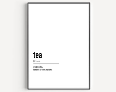 Tea Definition Print V3 - Magic Posters