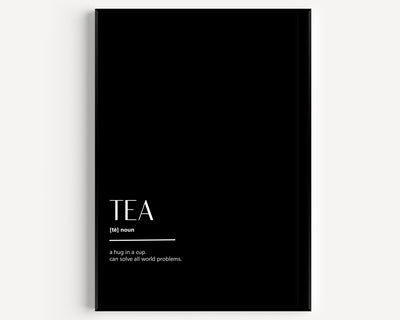 Tea Definition Print V3 - Magic Posters