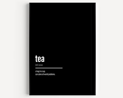Tea Definition Print V3 - Magic Posters