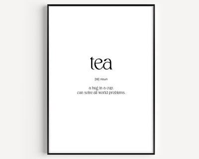 Tea Definition Print V3 - Magic Posters
