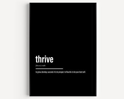 Thrive Definition Print - Magic Posters