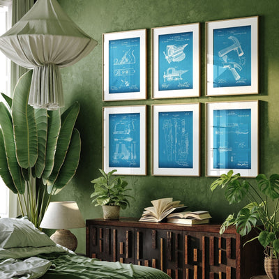 Tools Set Of 6 Patent Prints - Magic Posters