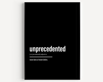 Unprecedented Definition Print - Magic Posters