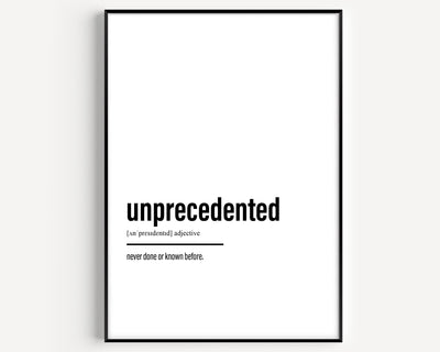Unprecedented Definition Print - Magic Posters