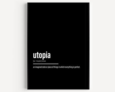 Utopia Definition Print - Magic Posters
