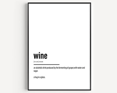 Wine Definition Print - Magic Posters