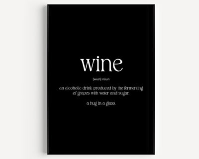 Wine Definition Print - Magic Posters