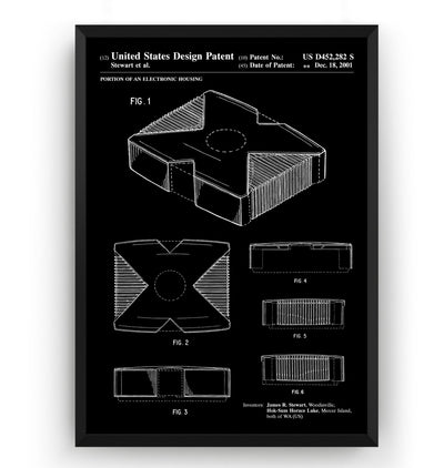 X Console 2001 Patent Print - Magic Posters