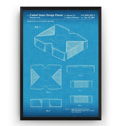 X Console 2001 Patent Print - Magic Posters