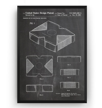 X Console 2001 Patent Print - Magic Posters